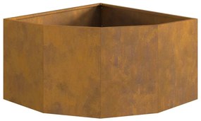vidaXL Γωνιακό Ροδόδεντρο Σκ rusty 60 x 60 x 35 cm
