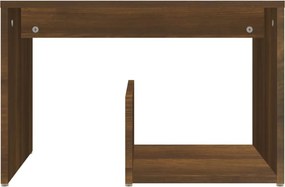 vidaXL Βοηθητικό Τραπέζι Καφέ Δρυς 59x36x38 εκ. Επεξεργασμένο Ξύλο