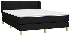 ΚΡΕΒΑΤΙ BOXSPRING ΜΕ ΣΤΡΩΜΑ ΜΑΥΡΟ 140X200 ΕΚ. ΥΦΑΣΜΑΤΙΝΟ 3126887