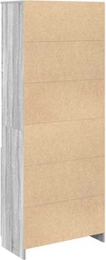 VidaXL Ντουλάπι Γκρι Sonoma 70x35x180 εκ. από Επεξεργασμένο Ξύλο