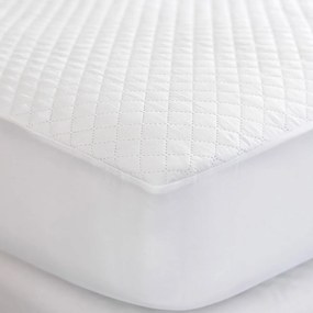Κάλυμμα Στρώματος Comfort Quilted-Waterproof White Palamaiki Διπλό 150x235cm 100% Cotton