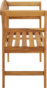 vidaXL Παγκάκι Ρόδου 1 -θέσιο 114 cm Solid acacia wood Natural