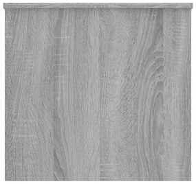Τραπεζάκι Σαλονιού Γκρι Sonoma 102x55,5x52,5 εκ. Επεξεργ. Ξύλο - Γκρι