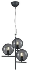 Κρεμαστό Φωτιστικό Οροφής PURE σε 2 χρώματα Trio Lighting-302000342-Φιμέ/Smoke 302000342