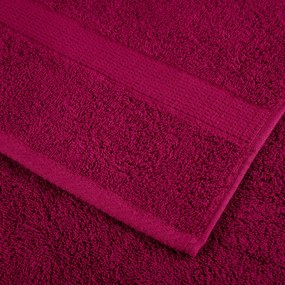 vidaXL Πετσέτες 2 pcs Μπορντώ 15 x 21 cm Βαμβάκι