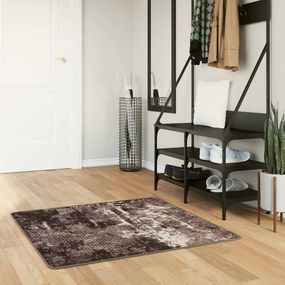 vidaXL Χαλί Runner MARSA Μαύρο και Λευκό 100 x 100 cm