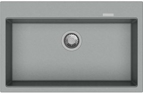 Macart Optimus N-100 Ένθετος η Υποένθετος Γρανιτένιος Νεροχύτης Croma