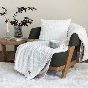 Κουβέρτα Καναπέ Weave Cream Nima 130X170 Πολυέστερ