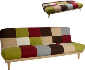 ΚΑΝΑΠΕΣ ΚΡΕΒΑΤΙ 3Θ HM3003 LEONARDO MIXED COLOR 180x80x75Υεκ.