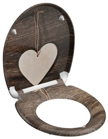 SCHÜTTE Κάθισμα Λεκάνης WOOD HEART Soft-Close & Σχέδιο από Duroplast