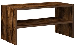 vidaXL Ράφι παπουτσιών στοιβαζόμενο καπνιστή δρυς 60x30x30,5 cm