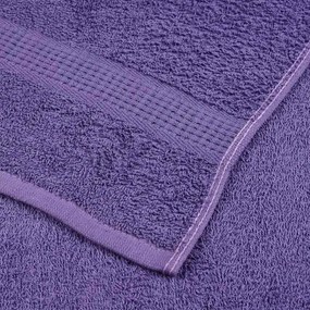 vidaXL Πετσέτες Επισκεπτών FROGN 2 τεμ. Μωβ 30x50 εκ. 360 γρ./τ.μ.
