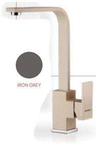 Pyramis Celicia Μπαταρία Κουζίνας Αναμεικτική Iron Grey