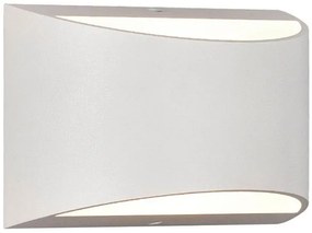 V-TAC Eπιτοίχιο Φωτιστικό LED 10W 230V 120° 1280lm IP54 Up-Down Άσπρο Σώμα Φυσικό Λευκό 218683