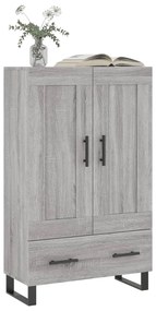 vidaXL Ντουλάπα Γκρι Sonoma 69,5 x 31 x 115 εκ. από Επεξεργασμένο Ξύλο