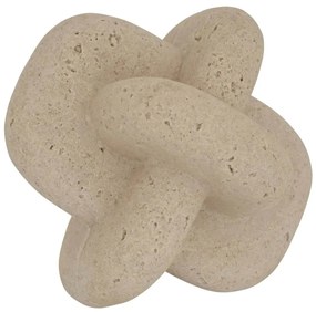 Διακοσμητικό Dave Atmosphera με διαστάσεις 14x14x14cm - Beige