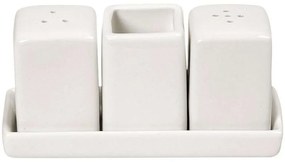 Αλατοπίπερο Σε Βάση (Σετ 4Τμχ) FUK137K2 13,5x5,5x6,2cm Ivory Espiel Πορσελάνη