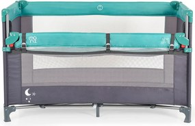 Παρκοκρέβατο 2 Θέσεων (0+ Μηνών/Έως 14kg) Moni Next level Turquoise