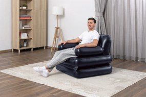 Φουσκωτή Καρέκλα Bestway 191 x 38 x 25 cm Μαύρο
