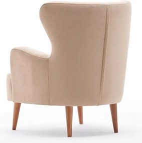 Πολυθρόνα Κρέμα KARINA 80x73x87