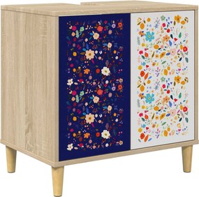 vidaXL Ντουλάπι Μπάνιου MAINZ Sonoma 60 x 40 x 60 εκ