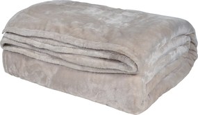 Κουβέρτα Fleece Μονή (160x220) Das Home Velour 1345 Beige