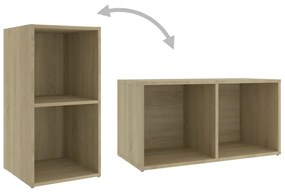 Έπιπλα Τηλεόρασης 4 τεμ Sonoma Δρυς 72x35x36,5εκ Επεξ. Ξύλο 3079973