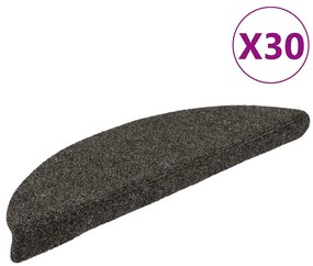 vidaXL Πατάκια Σκάλας Αυτοκόλλητα 30 τεμ. Ανθρακί 56 x 17 x 3 εκ.