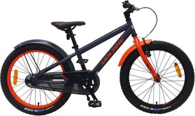 Rocky 20 Inch 27 cm Boys Coaster Brake Dark Grey/Orange