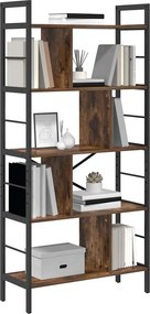 vidaXL Ράφι Βιβλίων 9 επιπέδων 75 x 30 x 156 εκ. Επεξεργασμένο Ξύλο