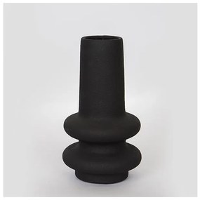 Βάζο Κεραμικό Μαύρο 18x18x32cm 752-20273 Estheti-752-20273-Μαύρο 752-20273