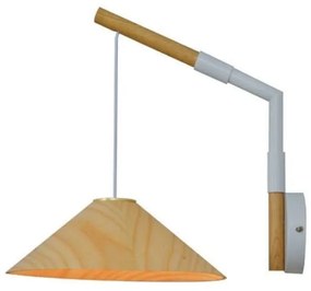 Φωτιστικό Τοίχου - Απλίκα MQ13W130NW 1Χ GX53 30Χ40Χ32 Natural Aca Decor Metal,Wood