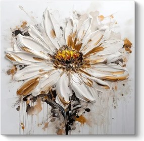 Πίνακας σε καμβά "Daisy" Megapap ψηφιακής εκτύπωσης 80x80x3εκ.