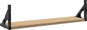 vidaXL Ράφια Τοίχου 2 τεμ. Sonoma Δρυς 60 x 15 x 15,5 εκ.