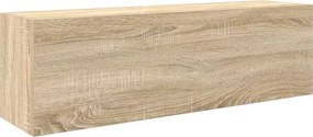 vidaXL Ντουλάπι τοίχου μπάνιου Sonoma Oak 100x25x30 cm