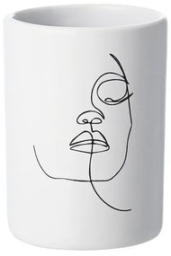 ESTIA ΠΟΤΗΡΑΚΙ ΜΠΑΝΙΟΥ LINE ART ΛΕΥΚΟ