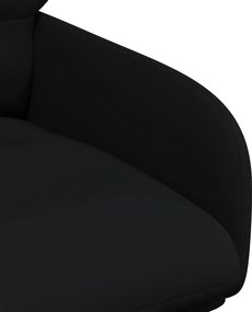 vidaXL Γυριστές καρέκλες φαγητού 2 pcs Τεχνητό Δέρμα Μαύρο