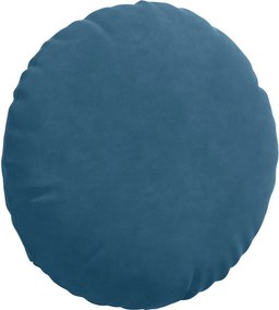 vidaXL Μαξιλάρια καθισμάτων 2 pcs Μπλε Ø 40 x 13 εκ. Βελούδο