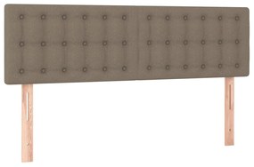 ΚΡΕΒΑΤΙ BOXSPRING ΜΕ ΣΤΡΩΜΑ TAUPE 140X190 ΕΚ. ΥΦΑΣΜΑΤΙΝΟ 3126561