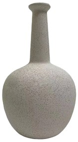 ΕΠΙΤΡΑΠΕΖΙΟ ΚΕΡΑΜΙΚΟ ΔΙΑΚΟΣΜΗΤΙΚΟ ELENDIL HM4593.01 ΥΠΟΛΕΥΚΟ ΚΡΥΣΤΑΛΛΙΚΟ Φ15x25Υεκ