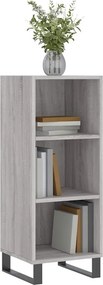 vidaXL Ντουλάπι Γκρι sonoma 34,5x32,5x90εκ. από Επεξεργασμένο Ξύλο