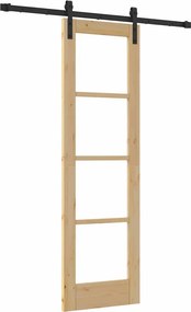 vidaXL Συρόμενη Πόρτα ORKDAL Φυσικό 61 x 198,5 εκ.