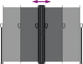 vidaXL Σκίαστρο Πλαϊνό Συρόμενο Μαύρο 180 x 1000 εκ.