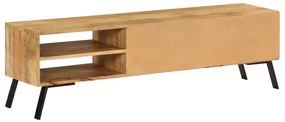 vidaXL Έπιπλο Τηλεόρασης 140 x 30 x 40 εκ. από Μασίφ Ξύλο Μάνγκο