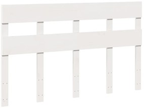 vidaXL Σκελετός Κρεβ. Χωρίς Στρώμα Λευκό 140x190 εκ Μασίφ Πεύκο