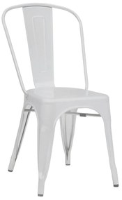 Καρέκλα Relix White Ε5191 45Χ51Χ85 cm Μέταλλο