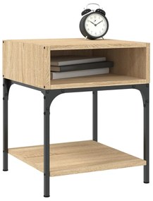 vidaXL Κομοδίνο Sonoma Δρυς 40 x 41 x 50 εκ. από Επεξεργασμένο Ξύλο