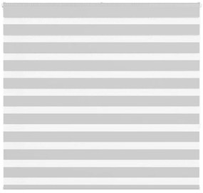 vidaXL Ζέβρα τυφλή Ανοιχτό Γκρι Πλάτος υφάσματος 150,9 εκ. Πολυεστέρας