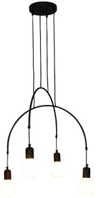 HL-3527-4 EVERDINA BLACK PENDANT HOMELIGHTING 77-3822