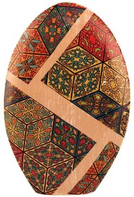 Διακοσμητικό Επιτραπέζιο 697ELD1202 Φ17x27cm Multi Aberto Design Ceramic